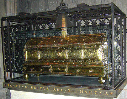 Chasse d'Éric IX de Suède à la cathédrale d'Uppsala